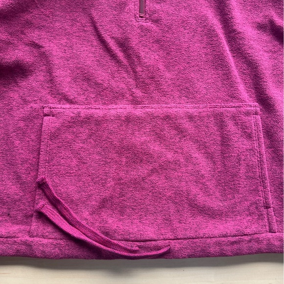 NWT Beyond Yoga New Terrain Pullover XL Heather Dark Beet Activewear Sweatshirt - Picture 9 of 11